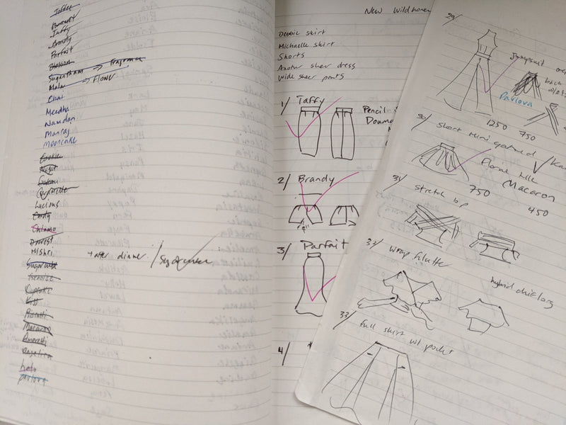 What inspires a bridal collection? Notes from a wedding dress designer