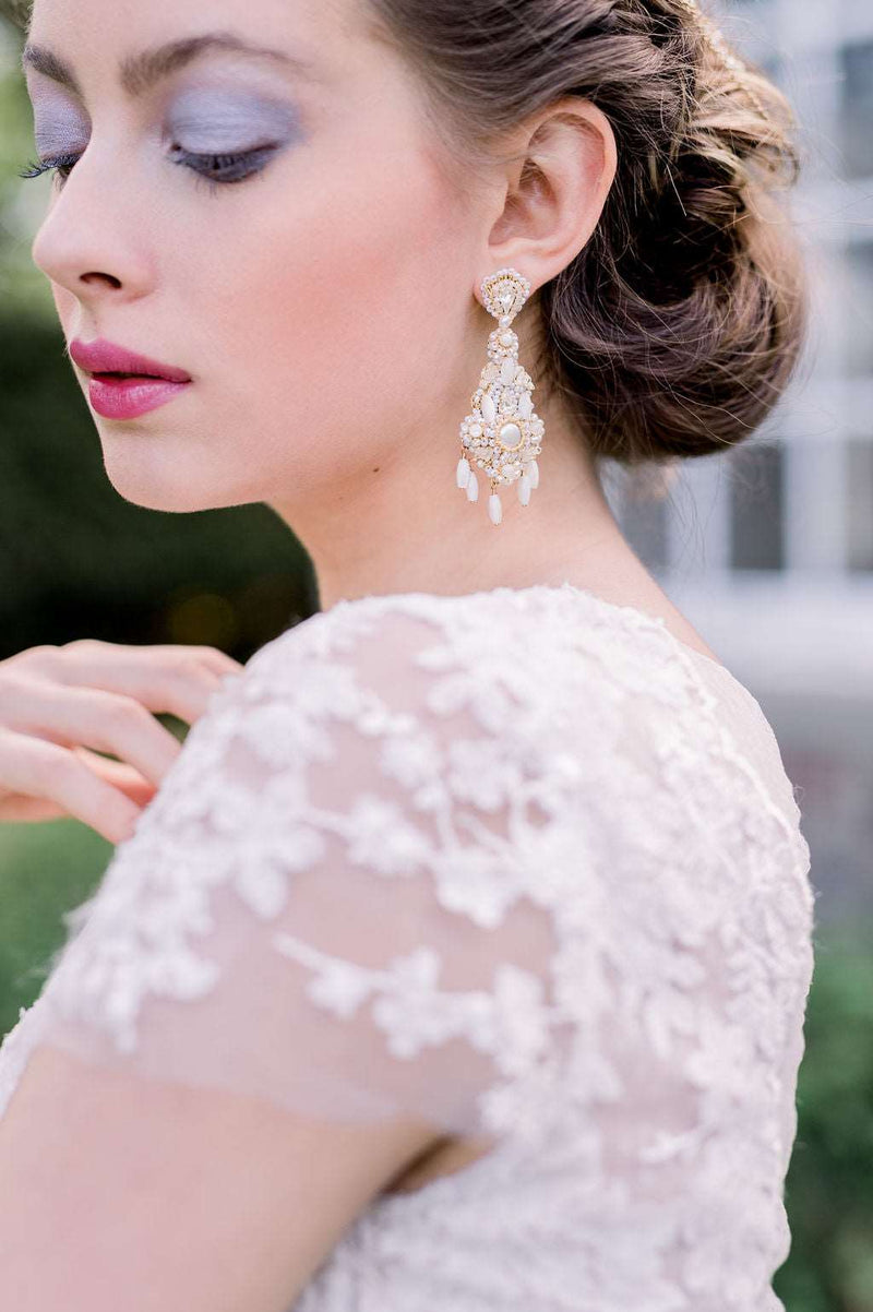 Canadian made wedding dresses. Classic wedding dress, A line , cap sleeves. Custom made wedding gowns Toronto.