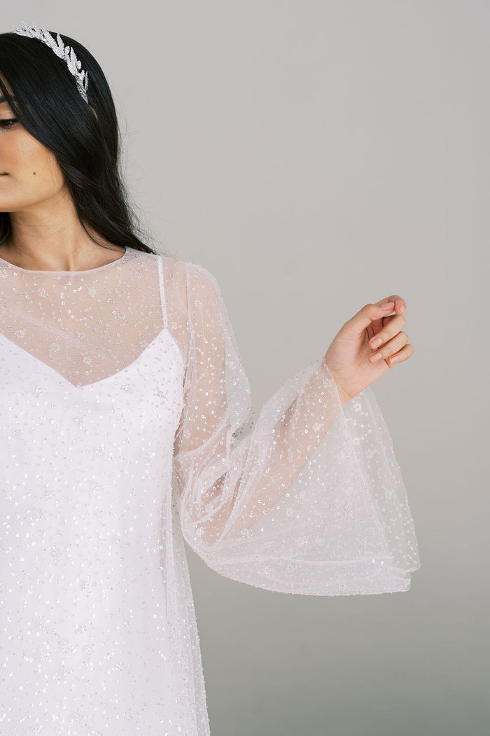 BUFFY Short Beaded Wedding Dress Catherine Langlois BUFFY Short Beaded Wedding Dress Catherine Langlois