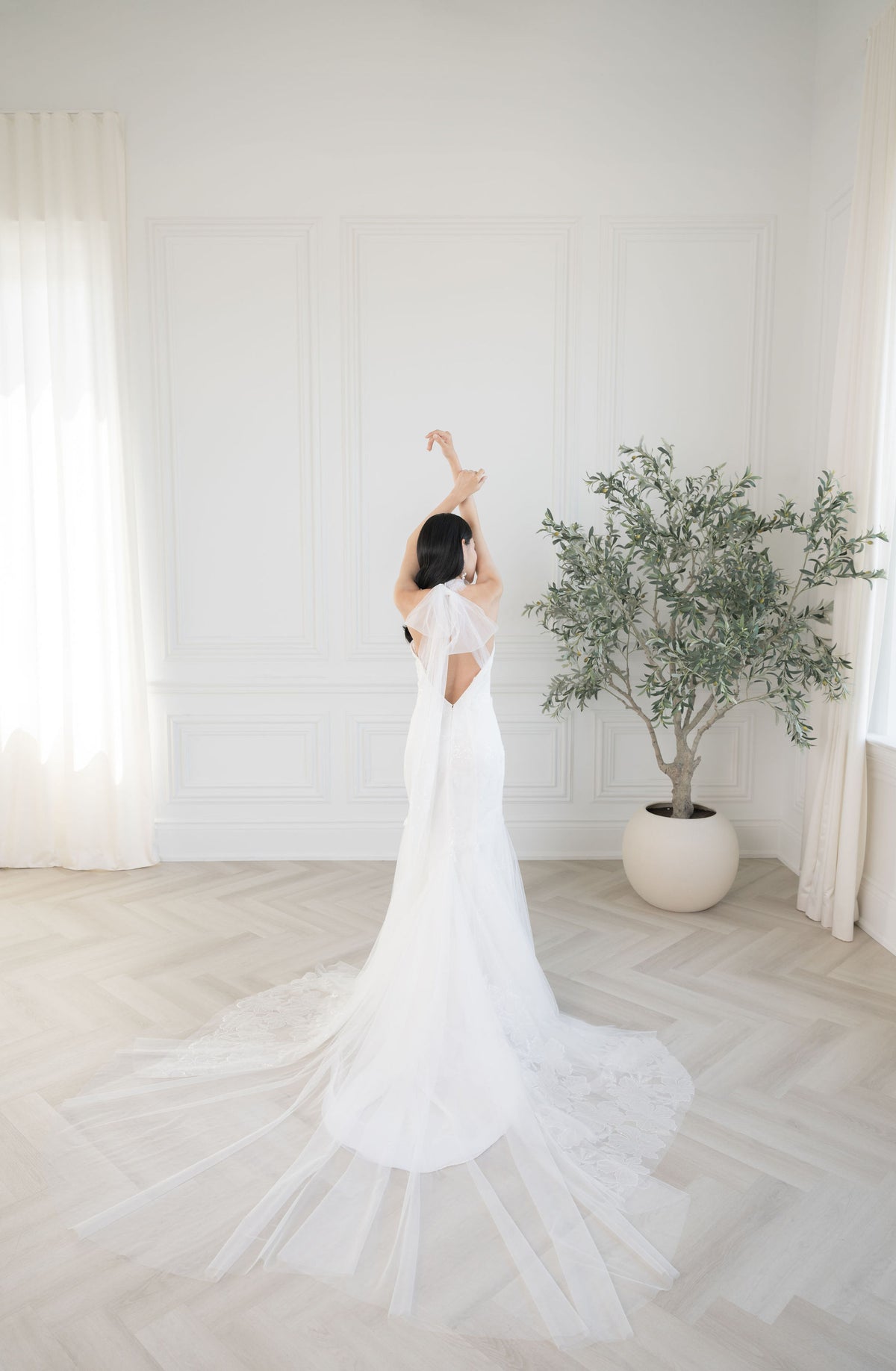 KAIN Tulle Halter Neck Wedding Dress Catherine Langlois KAIN Tulle Halter Neck Wedding Dress Catherine Langlois