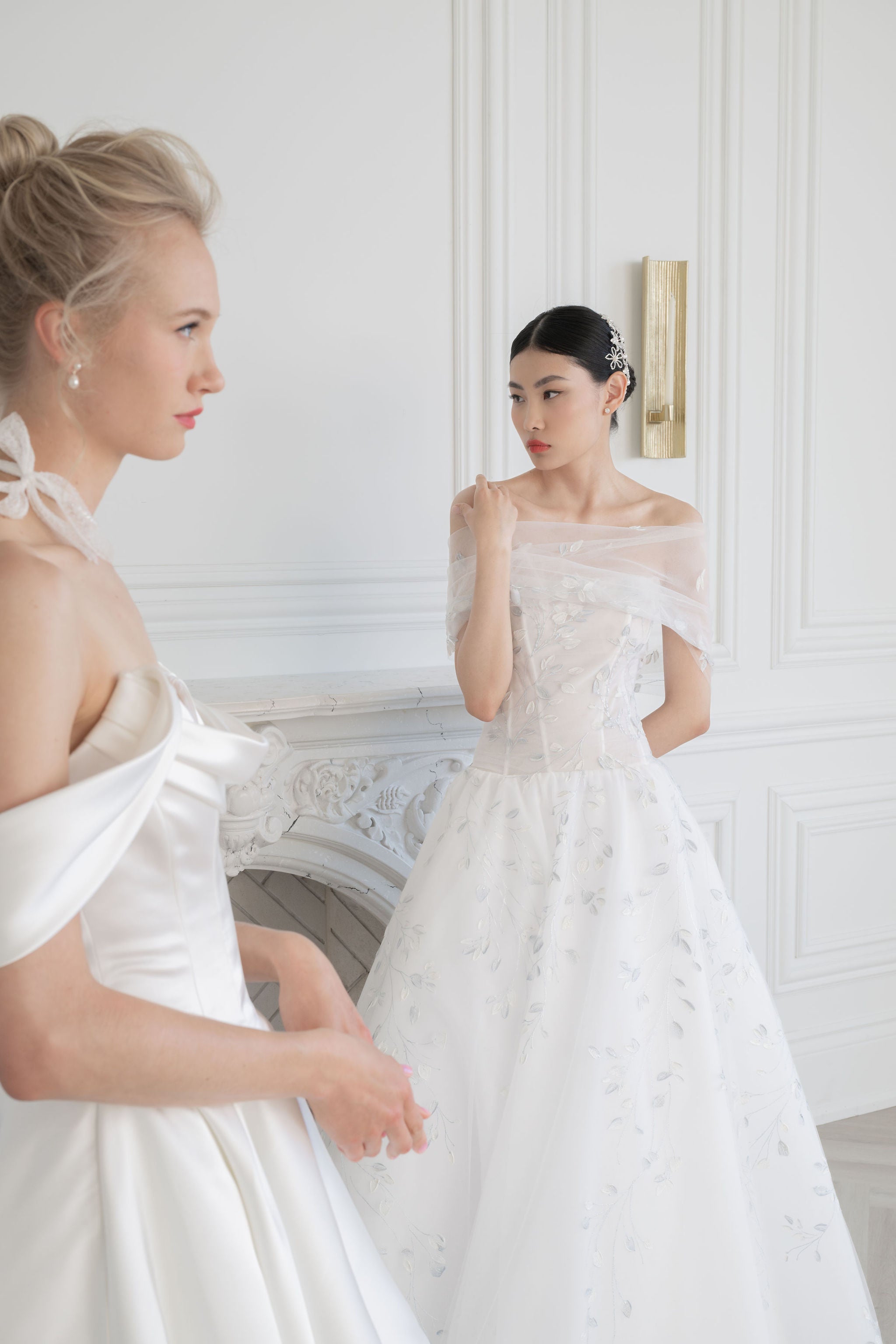 Queen's wedding dress designer best sale