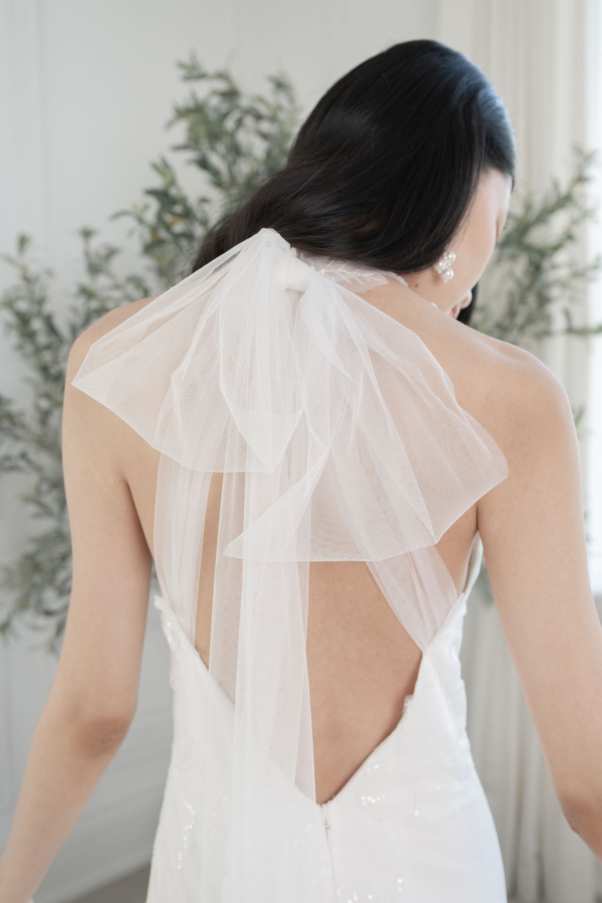 KAIN Tulle Halter Neck Wedding Dress