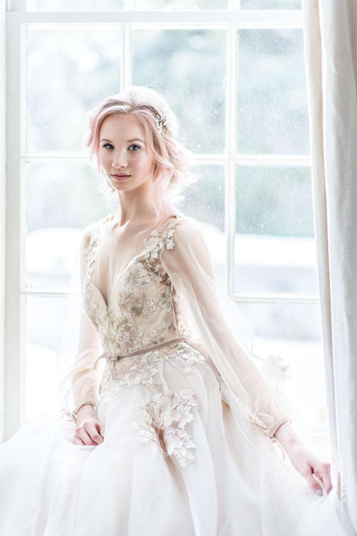 JASMINE Whimsical Romantic Wedding Dress Catherine Langlois JASMINE Whimsical Romantic Wedding Dress Catherine Langlois