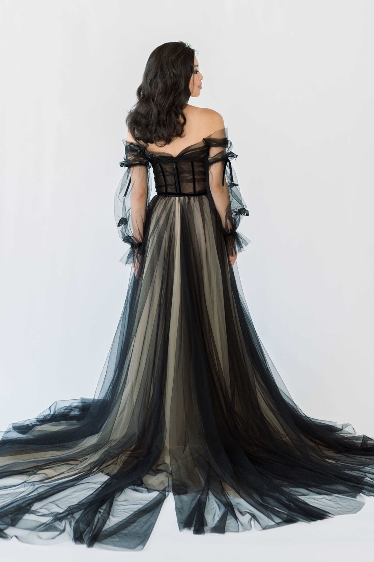 ORCHID Black Wedding Dress Catherine Langlois ORCHID Black Wedding Dress Catherine Langlois