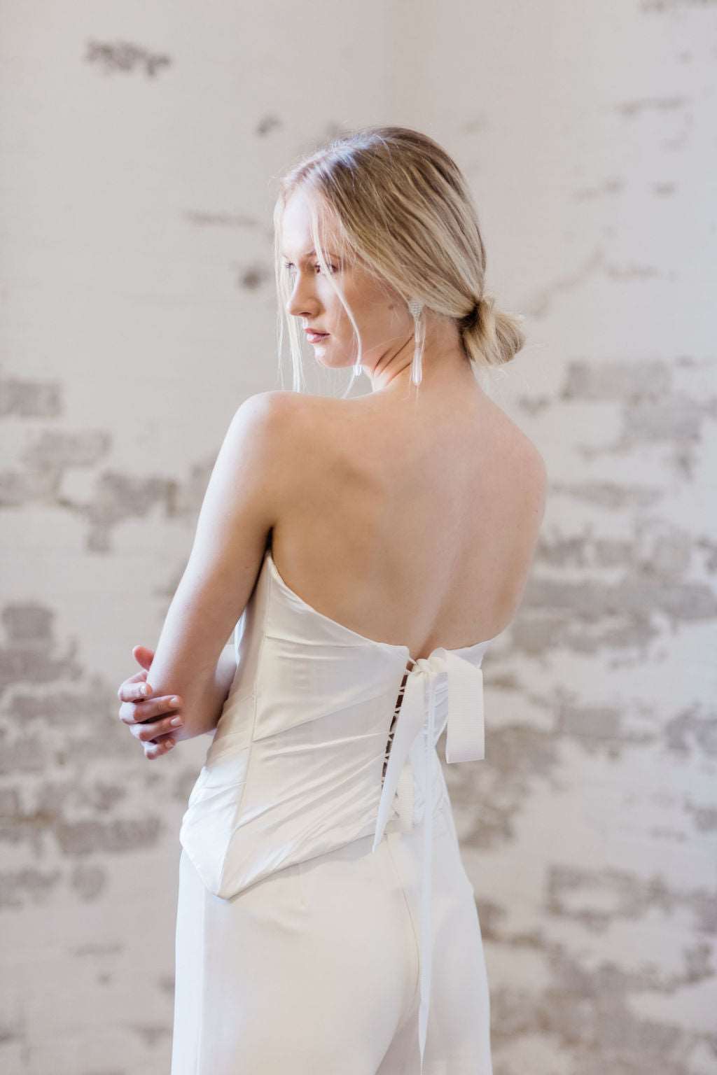 BISCOTTI Satin Bridal Corset Catherine Langlois BISCOTTI Satin Bridal Corset Catherine Langlois