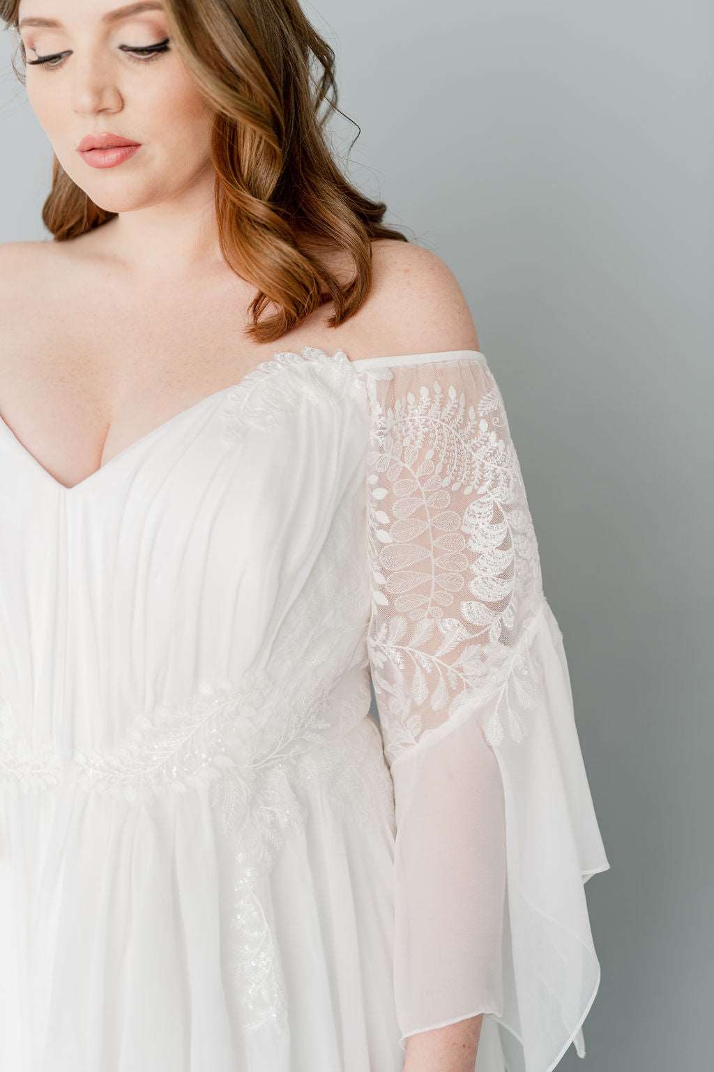 VIOLA Boho Chiffon Wedding Dress Catherine Langlois VIOLA Boho Chiffon Wedding Dress Catherine Langlois
