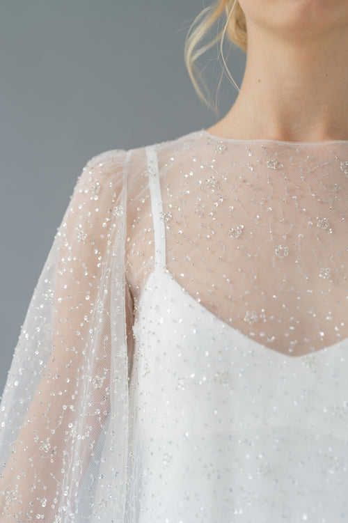BUFFY Short Beaded Wedding Dress Catherine Langlois BUFFY Short Beaded Wedding Dress Catherine Langlois