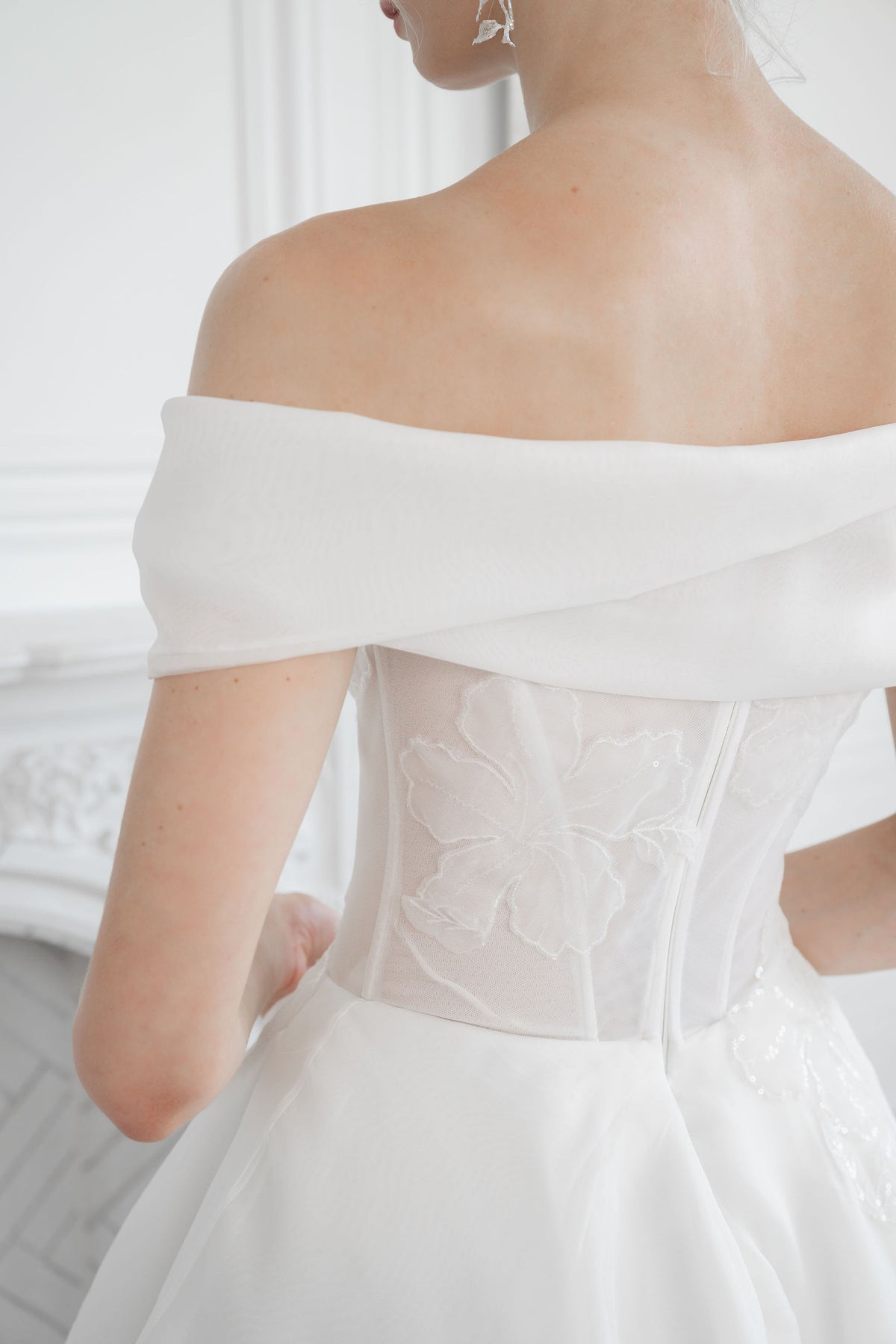 ALLEGRA Romantic Basque Waist Wedding Dress Catherine Langlois ALLEGRA Romantic Basque Waist Wedding Dress Catherine Langlois