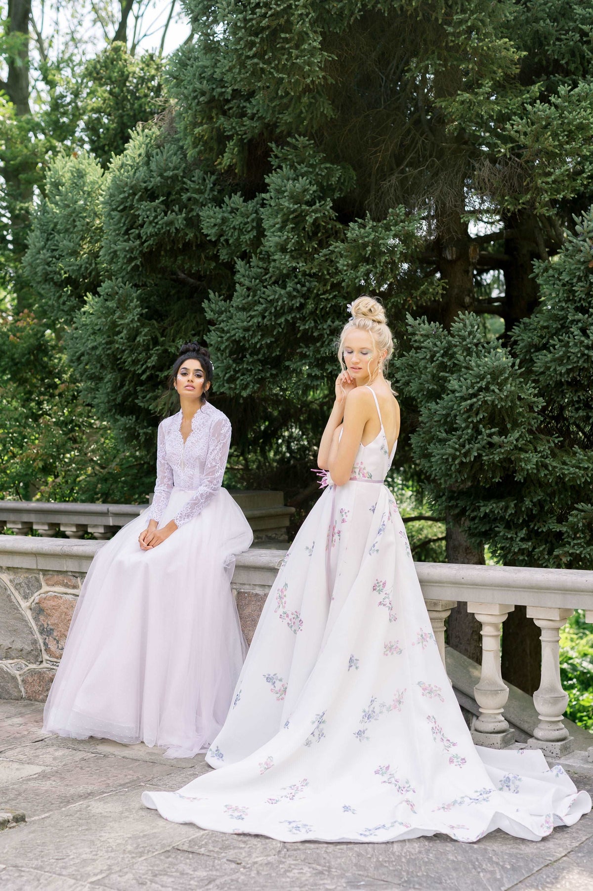 ANENOME Lavender Tulle Wedding dress Catherine Langlois ANENOME Lavender Tulle Wedding dress Catherine Langlois