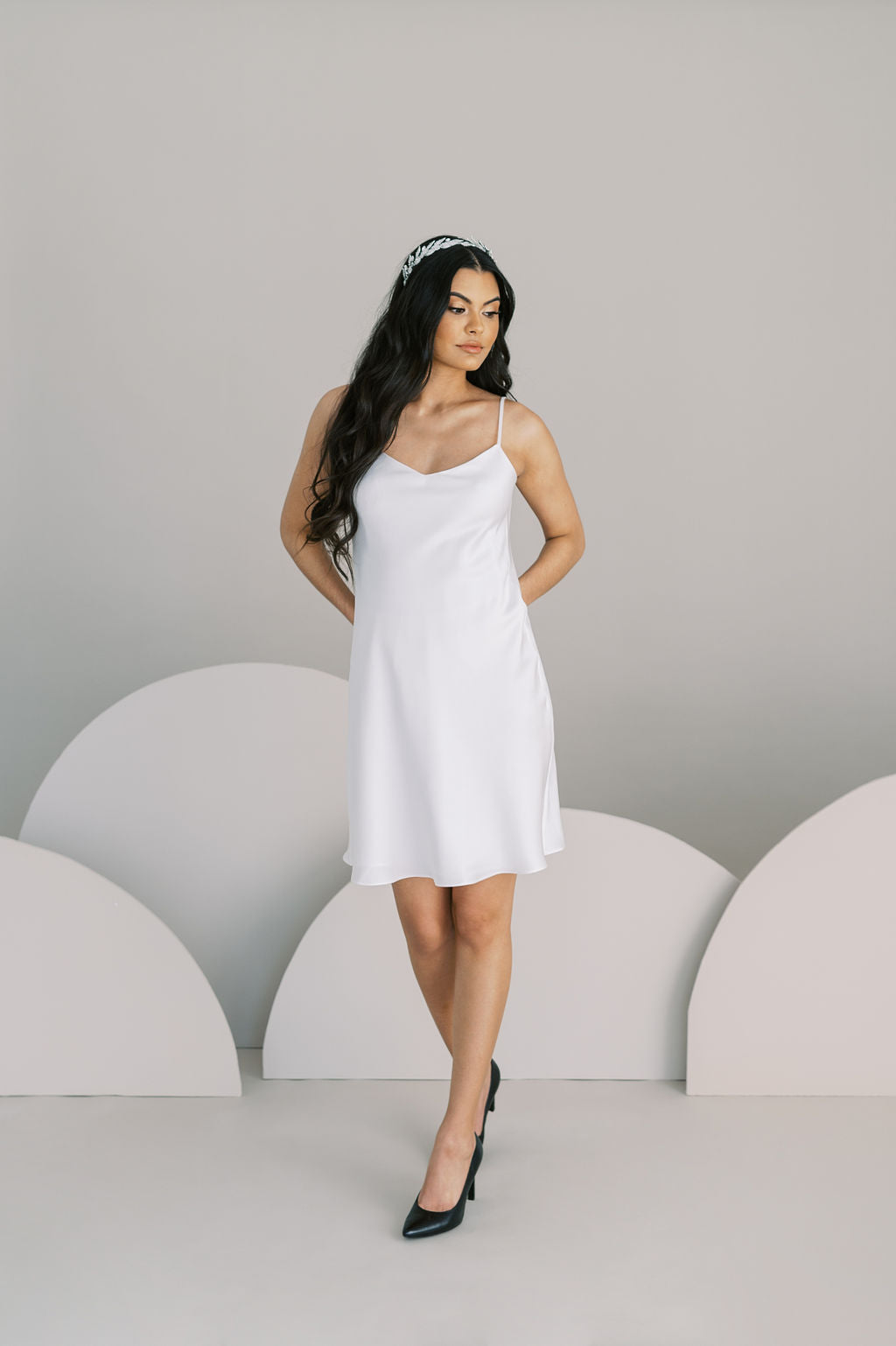 short slip dress MITSU Short Slip Dress – Catherine Langlois